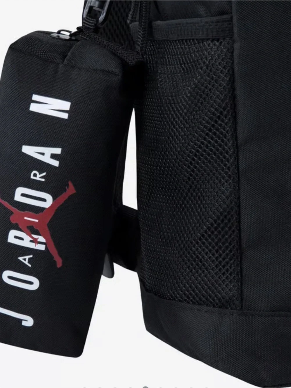 Jordan Black Backpack with Red Jumpman Logo and Pencil Case
